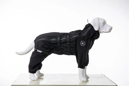 Waterproof reflective dog raincoat – photo 17