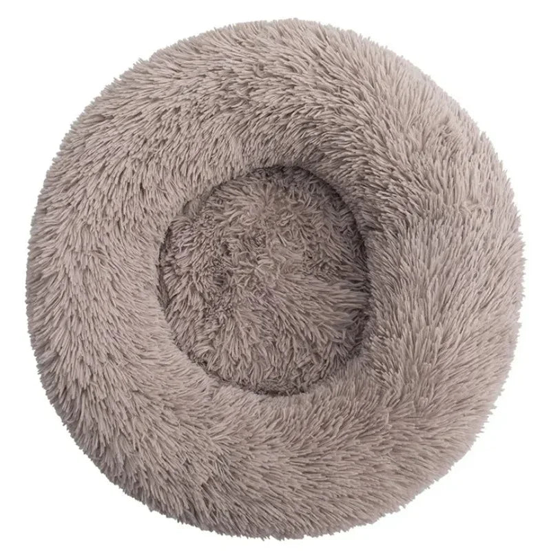 Round plush dog bed – photo 38