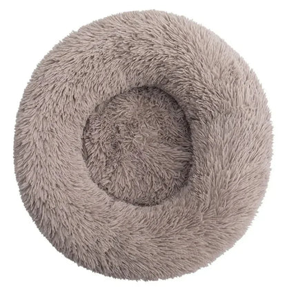 Round plush dog bed – photo 38