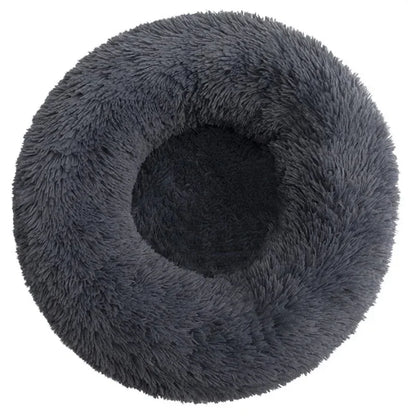 Round plush dog bed – photo 31