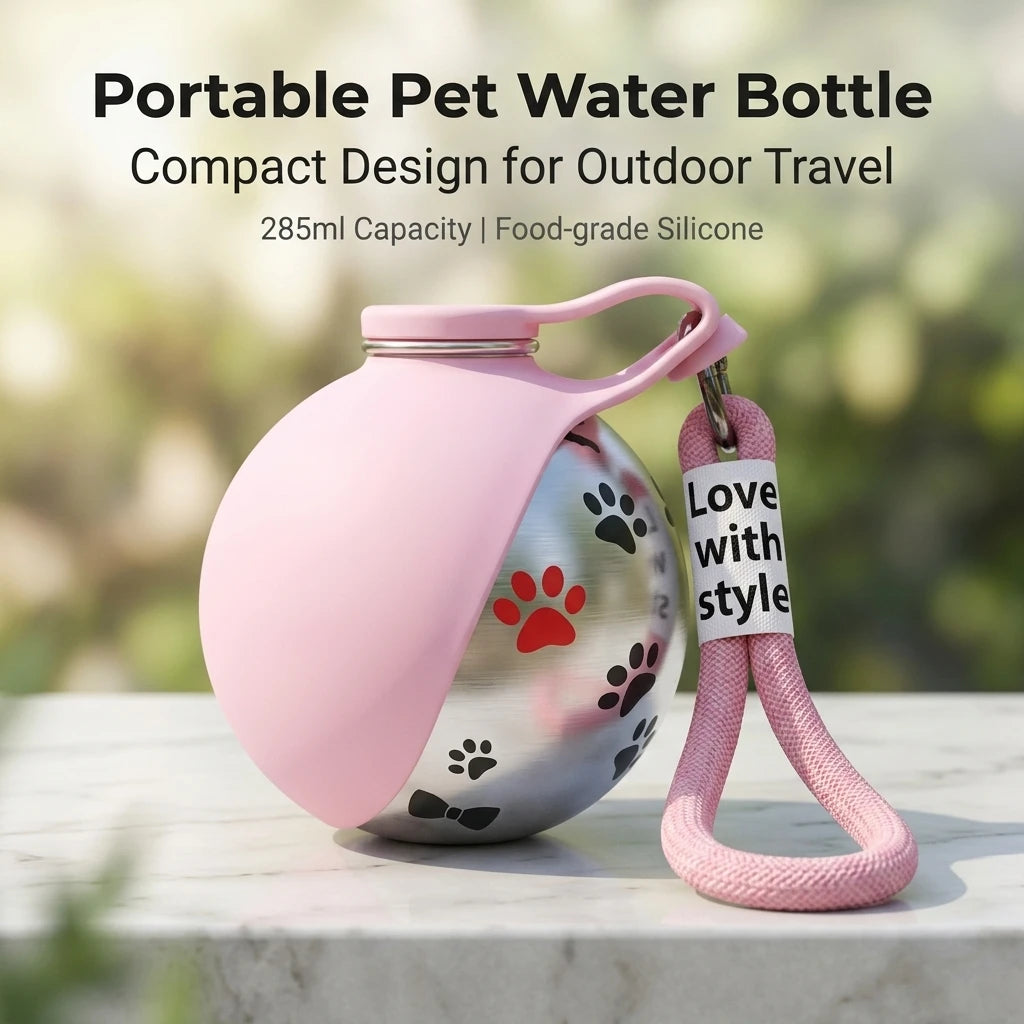 2-in-1 portable dog water bottle and bowl – photo 17