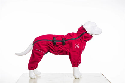 Waterproof reflective dog raincoat – photo 16