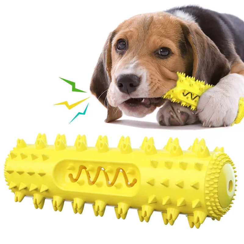 Bite-resistant dog chew toy with treat dispenser – photo 52