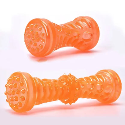 Bite-resistant dog chew toy with treat dispenser – photo 49