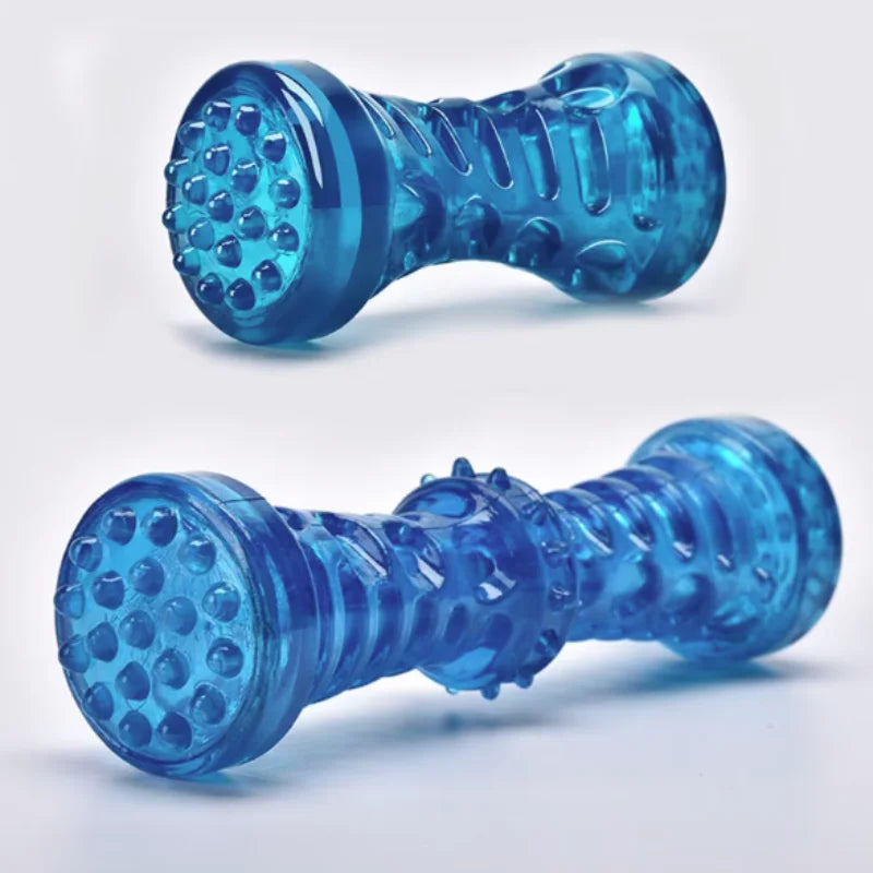 Bite-resistant dog chew toy with treat dispenser – photo 44