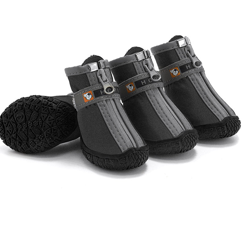 Non-slip plush dog boots – photo 11
