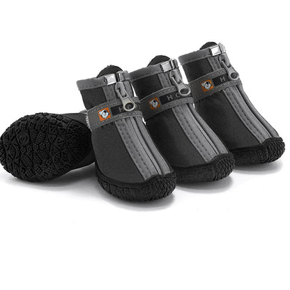 Non-slip plush dog boots – photo 11