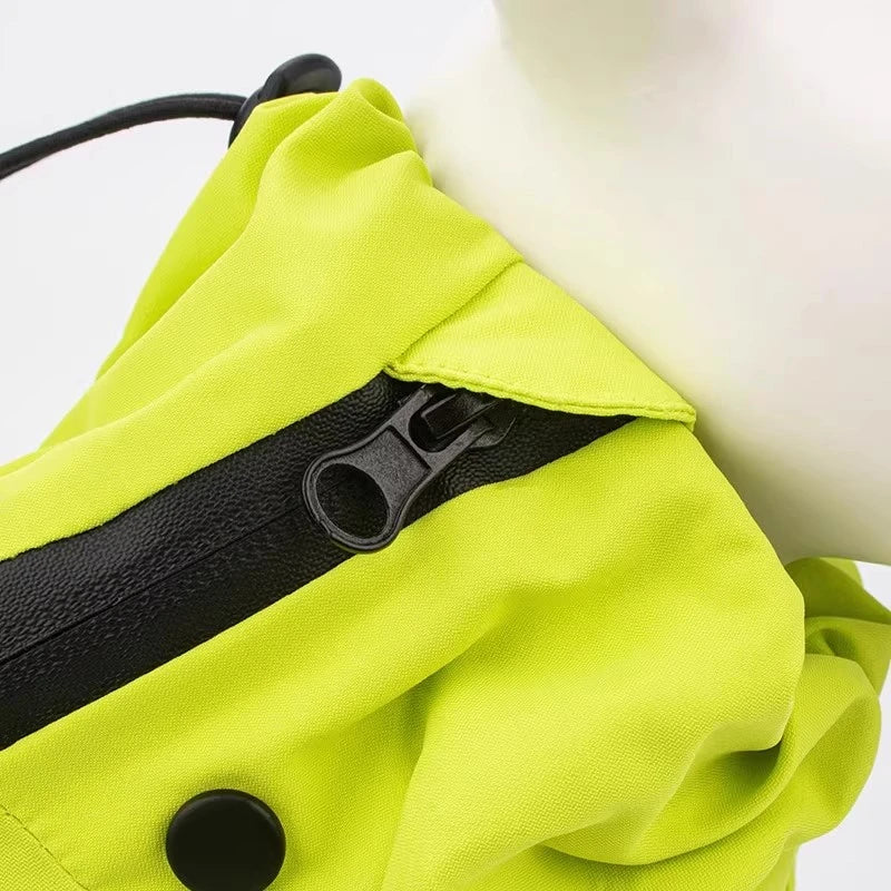 Waterproof reflective dog raincoat – photo 26