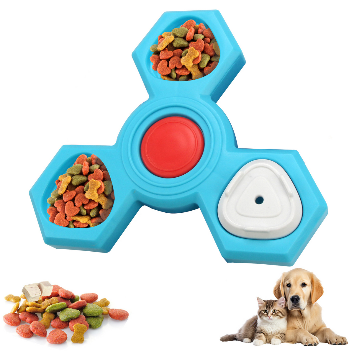 Interactive Treat-Dispensing Puzzle Toy
