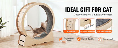 Wooden cat exercise wheel – photo 8