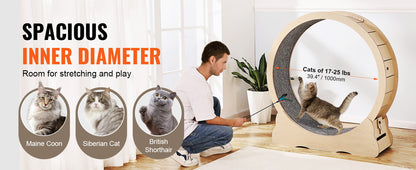 Wooden cat exercise wheel – photo 10