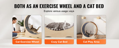 Wooden cat exercise wheel – photo 12