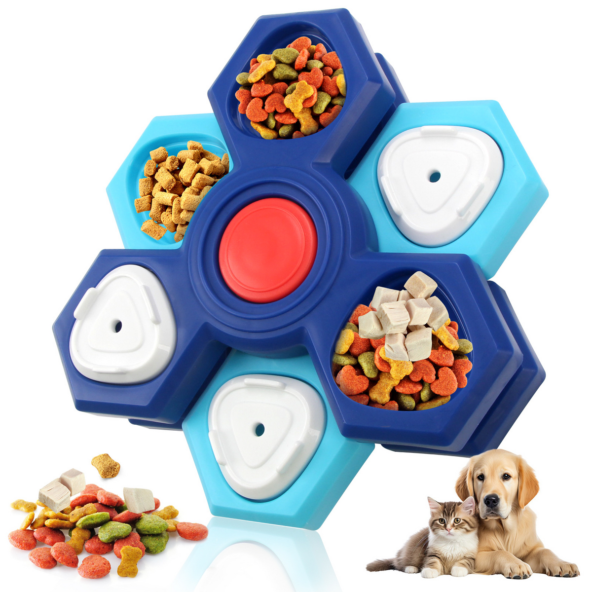 Interactive Treat-Dispensing Puzzle Toy